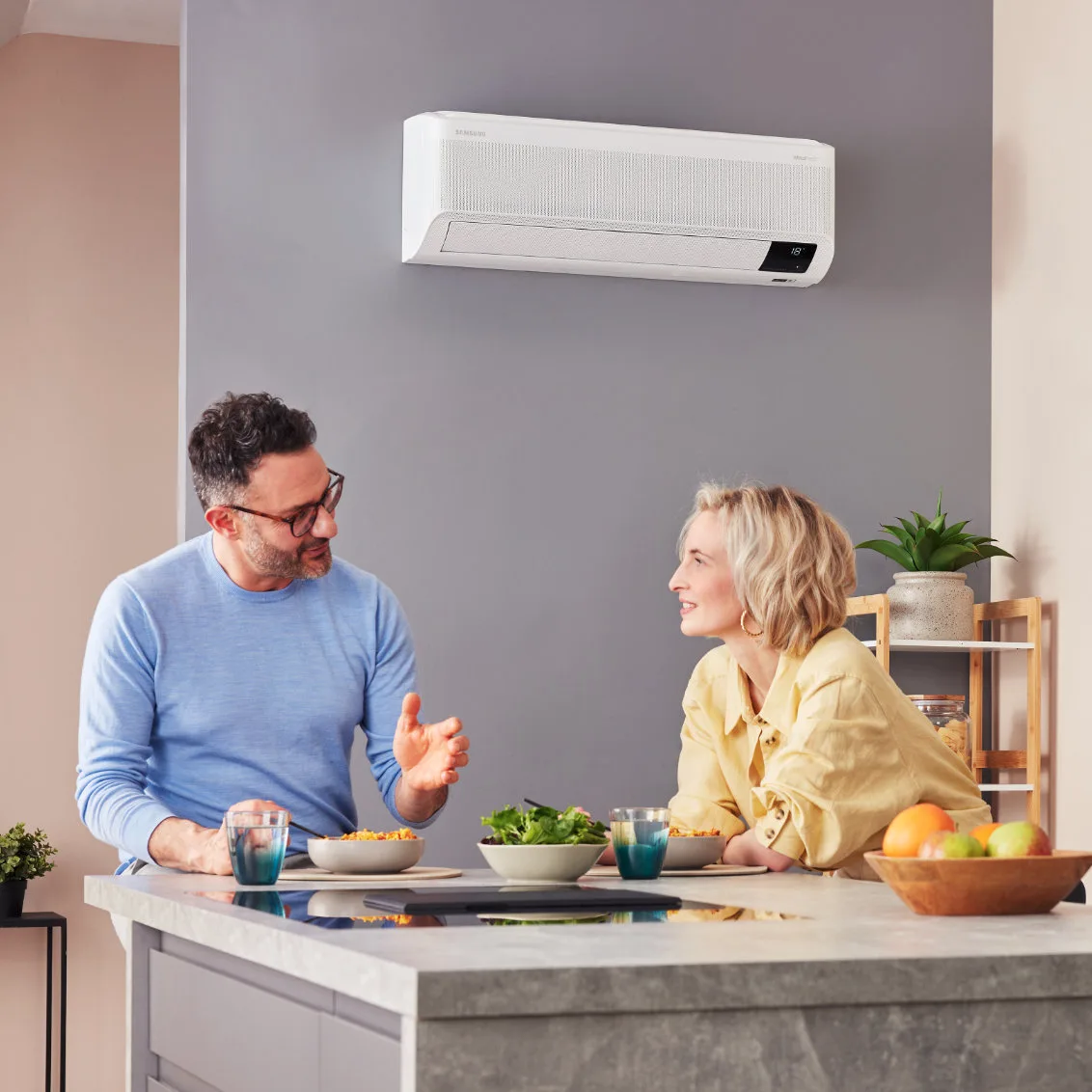 Commercial air conditioning installation